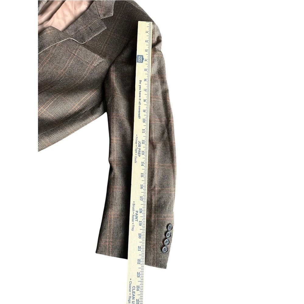 Brooks Brothers Sport Coat Mens 40S Brown 1818 Fitzgerald EThomas Wool Cashmere - Picture 8 of 13
